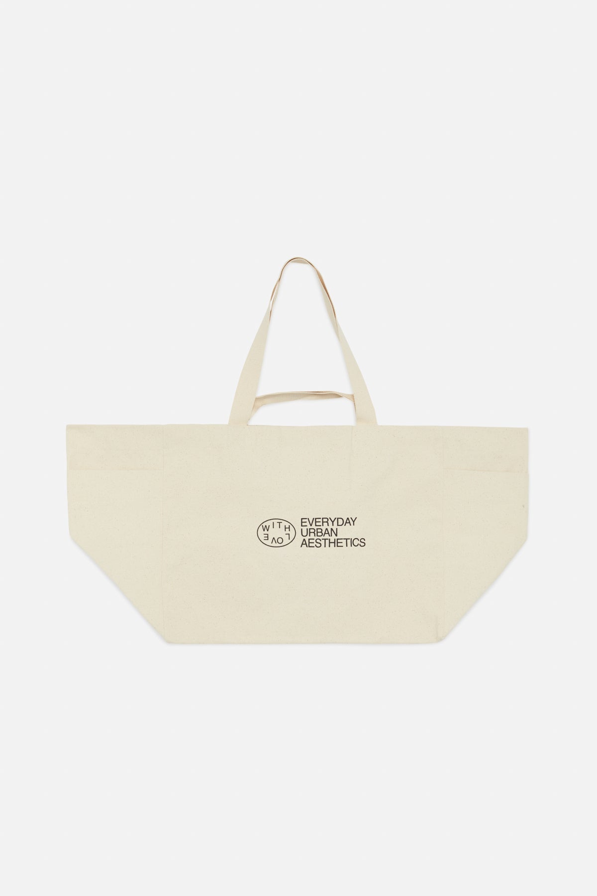 Mediterrane Tragetasche in Ecru