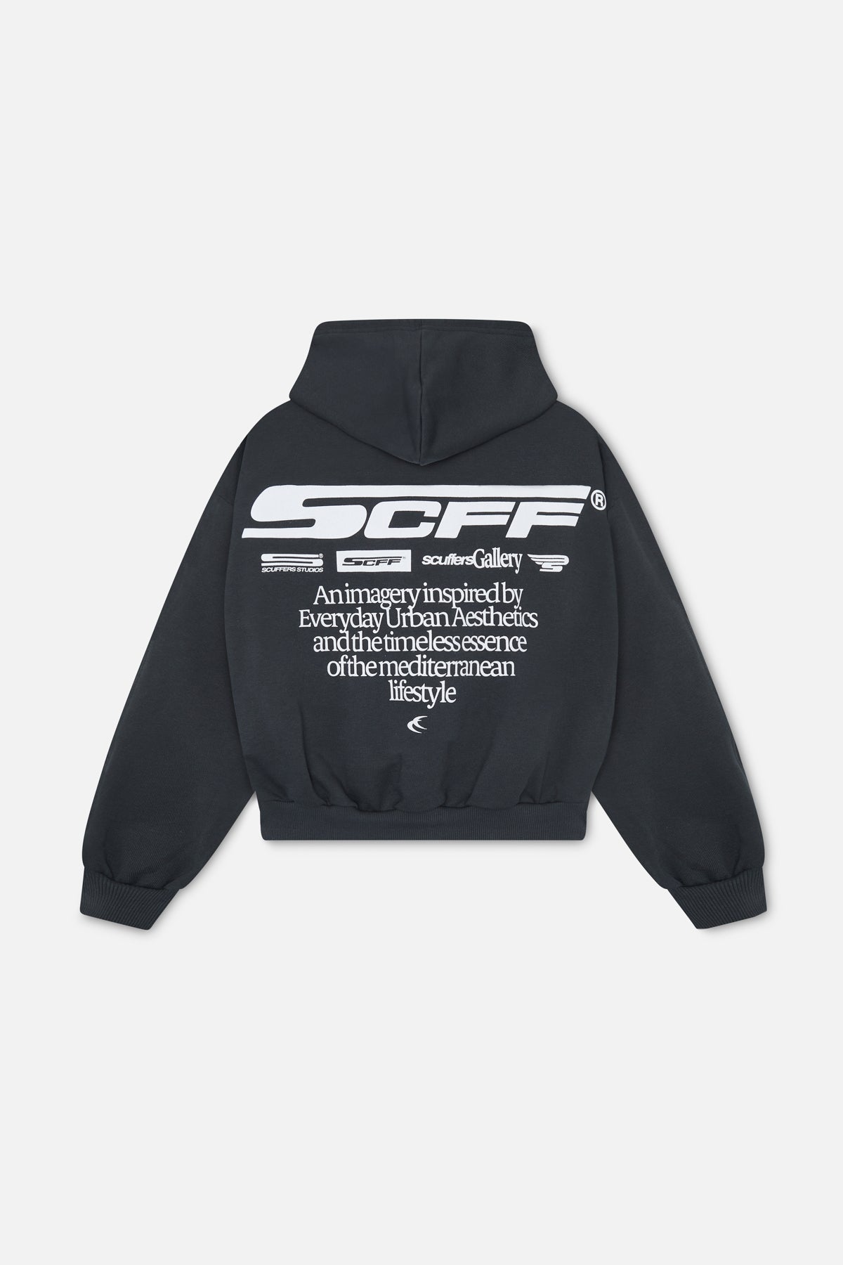 Motor Studios Schwarzer Hoodie