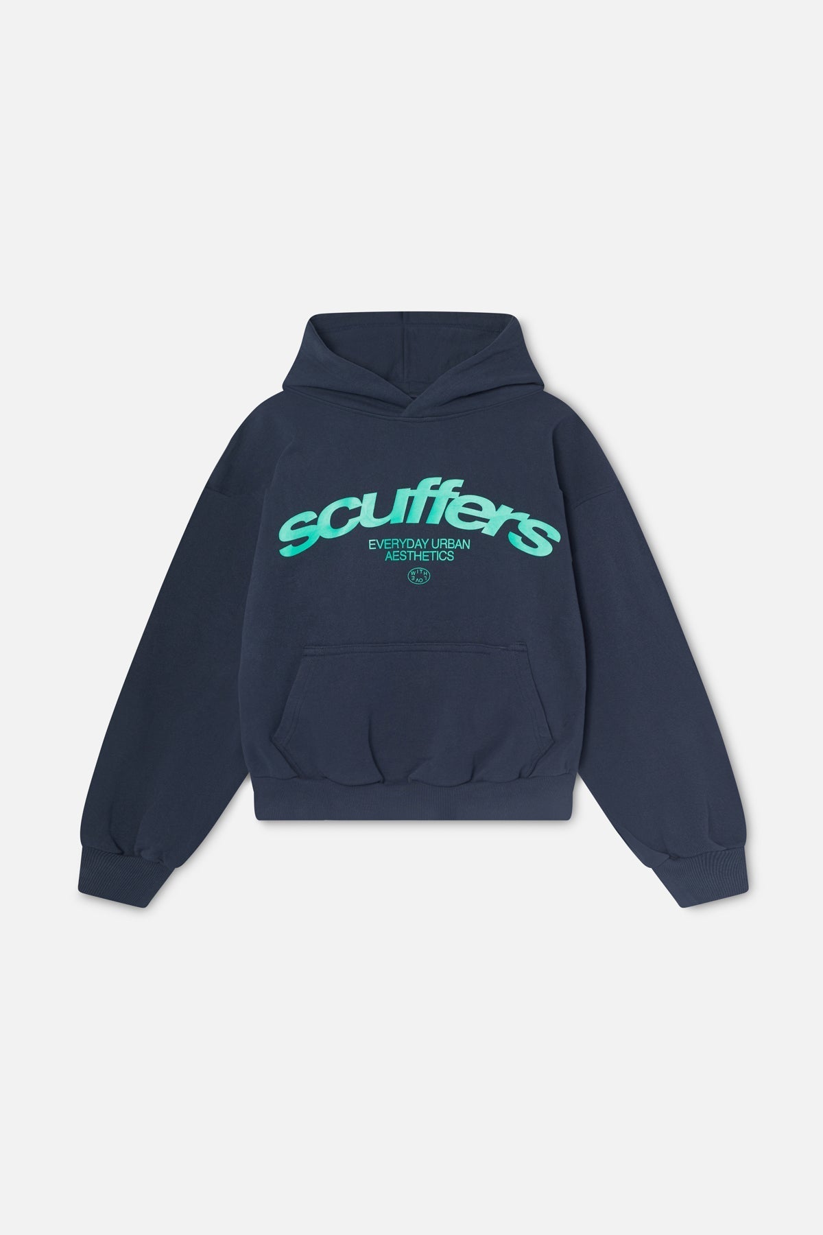 Kultiger dunkelgrauer Hoodie