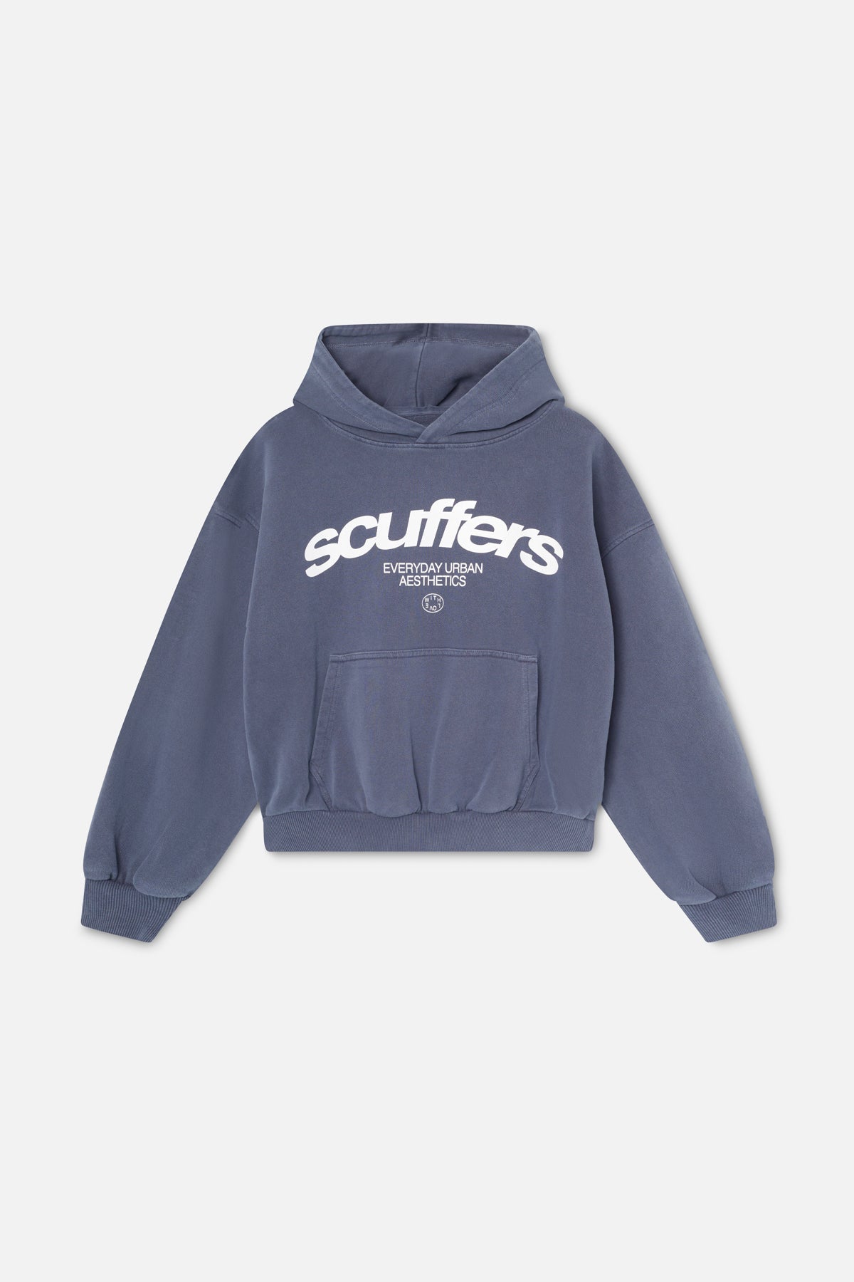 Kultiger blauer Hoodie