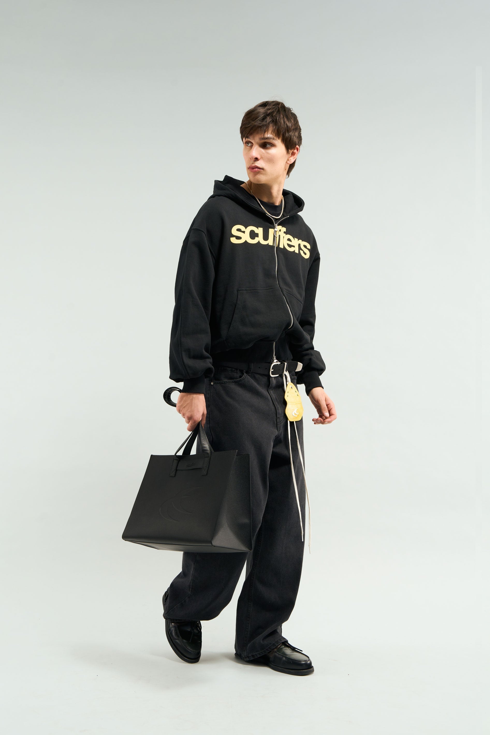 SCFF Schwarze Einkaufstasche