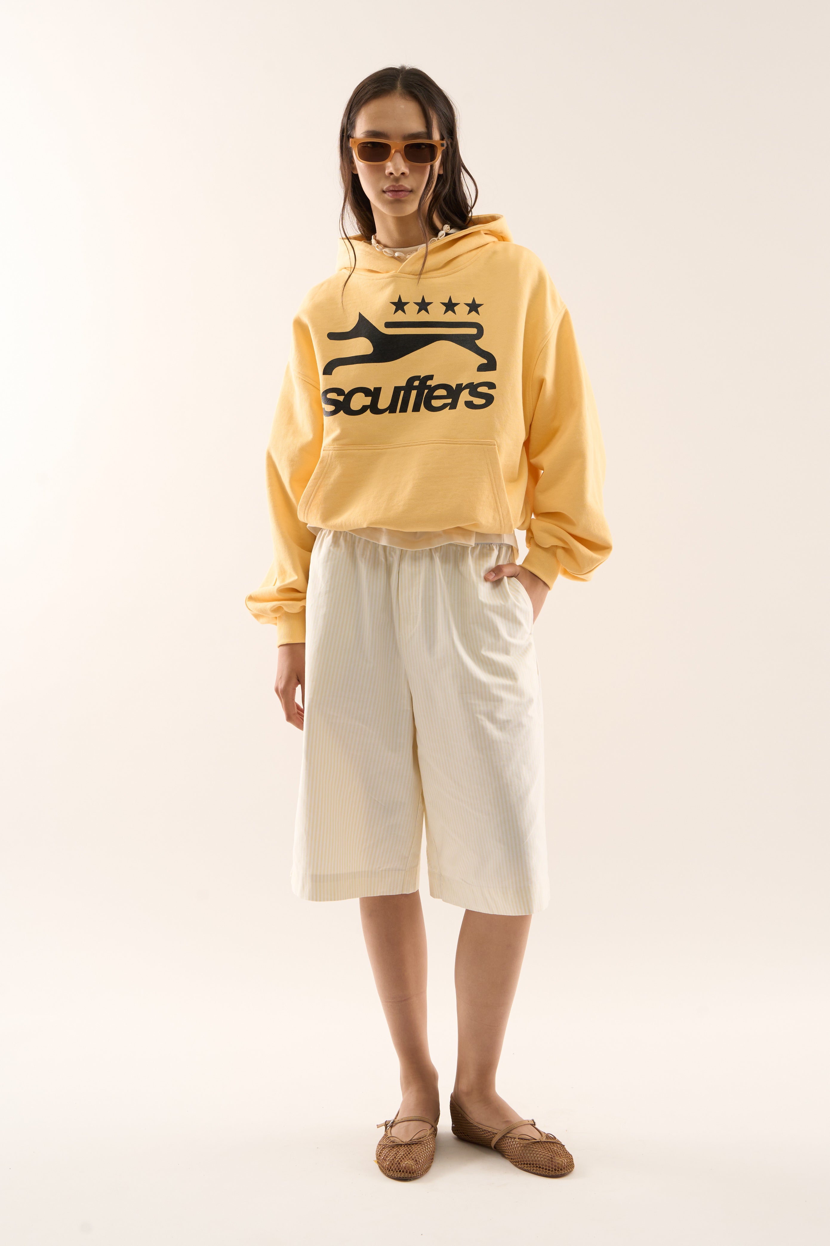 Greyhound Yellow Hoodie