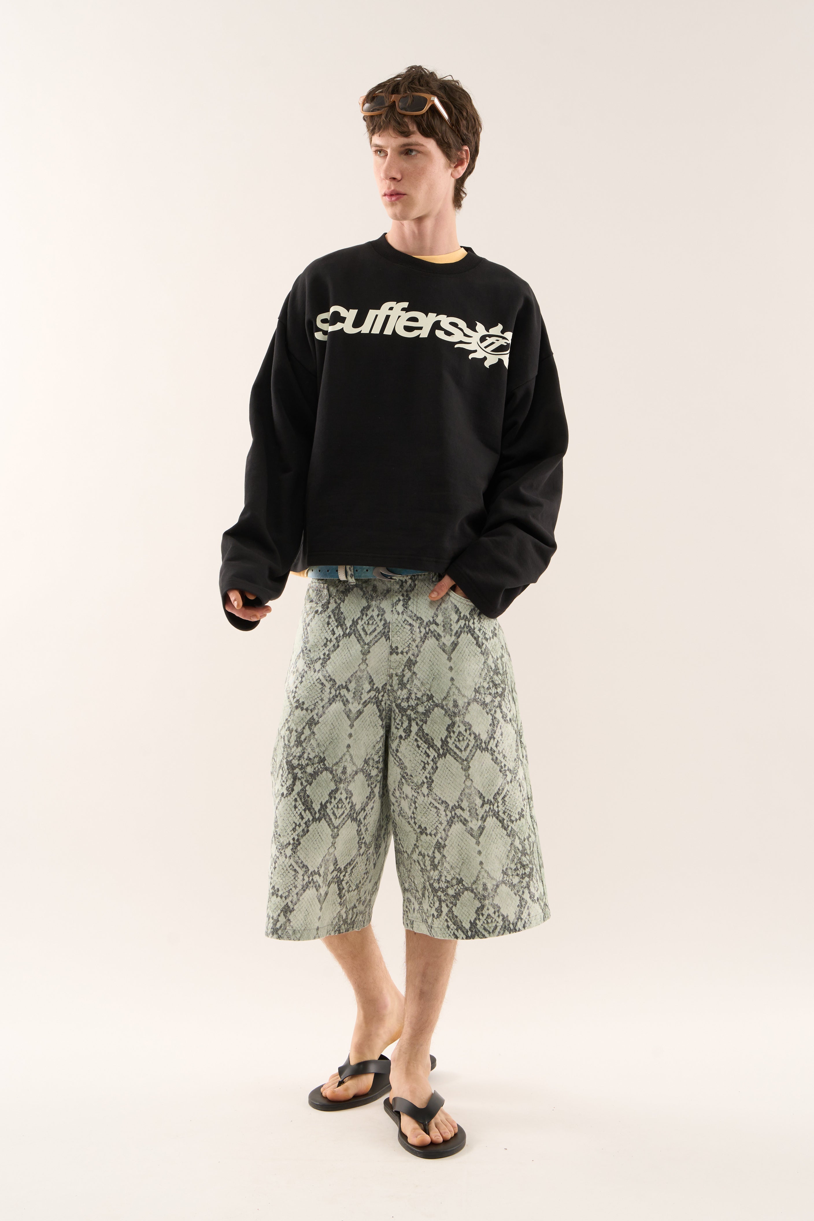 Costa Schwarzes Sweatshirt