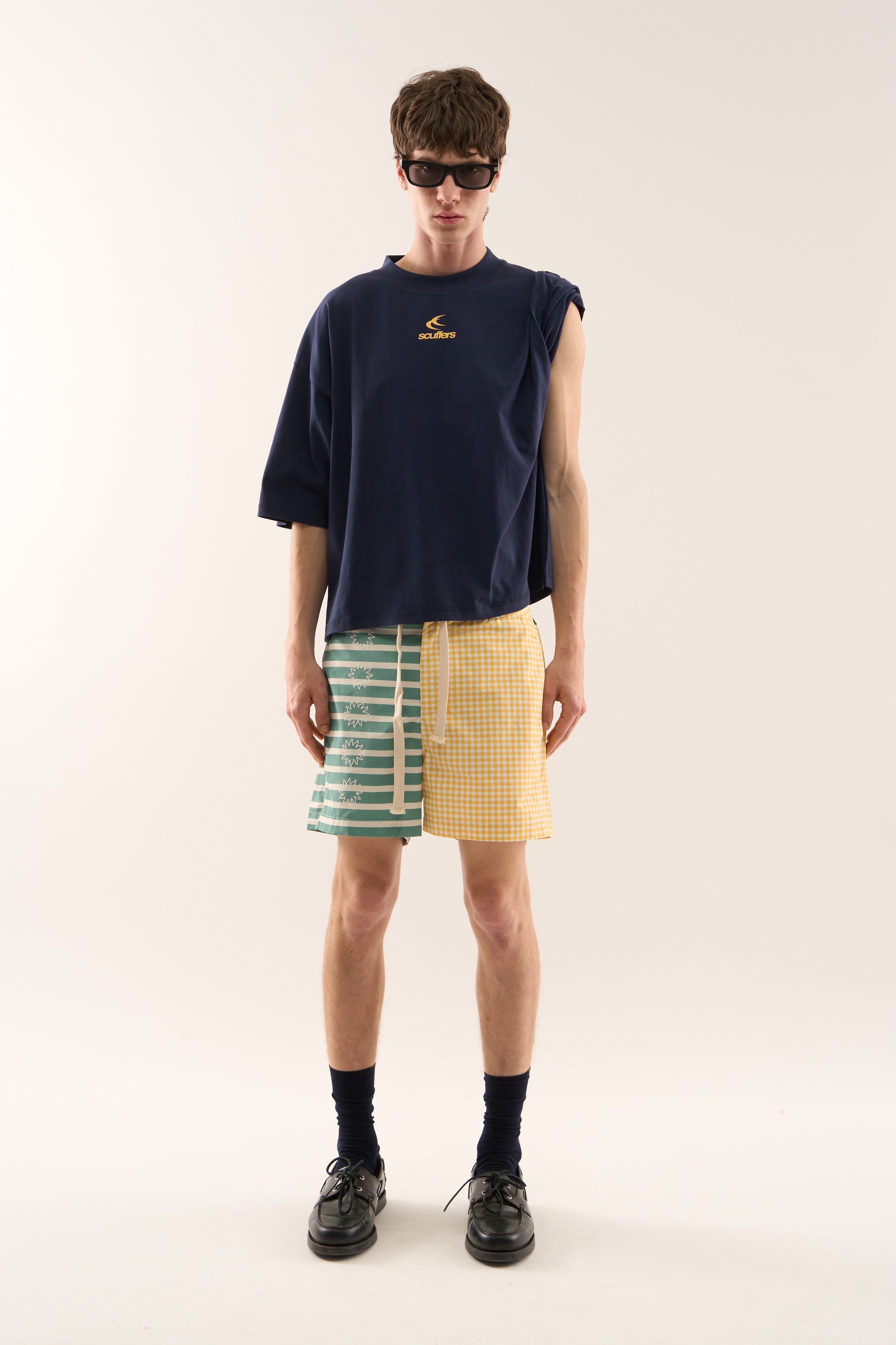 Neue Ibiza-Badehose in Grün und Gelb