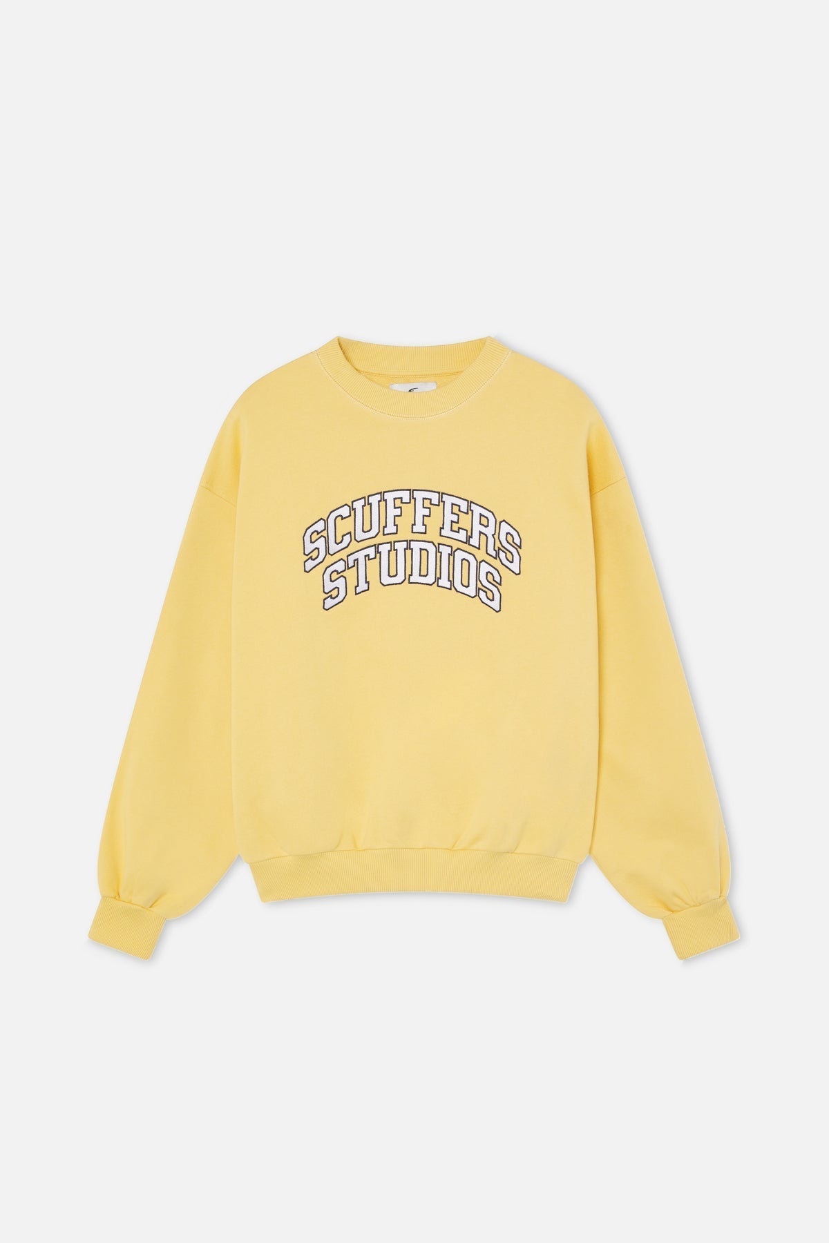 Halbgelber Rundhalsausschnitt