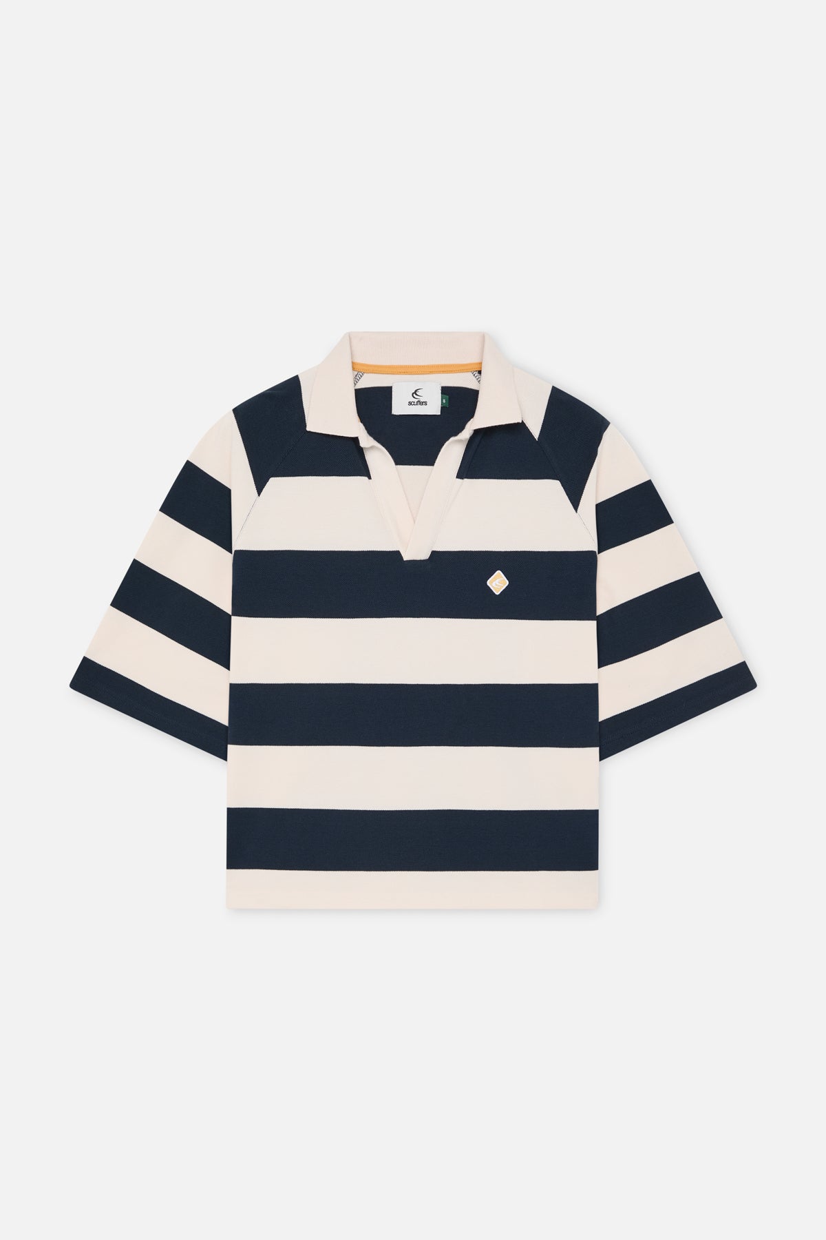 Signature Navy Striped Polo