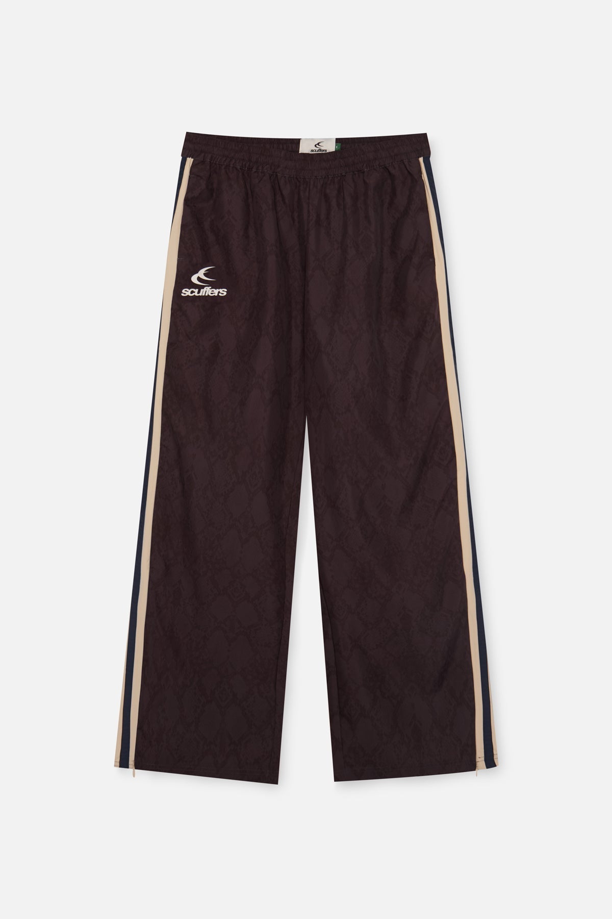 Schlangenfarbene dunkle Tech-Hose