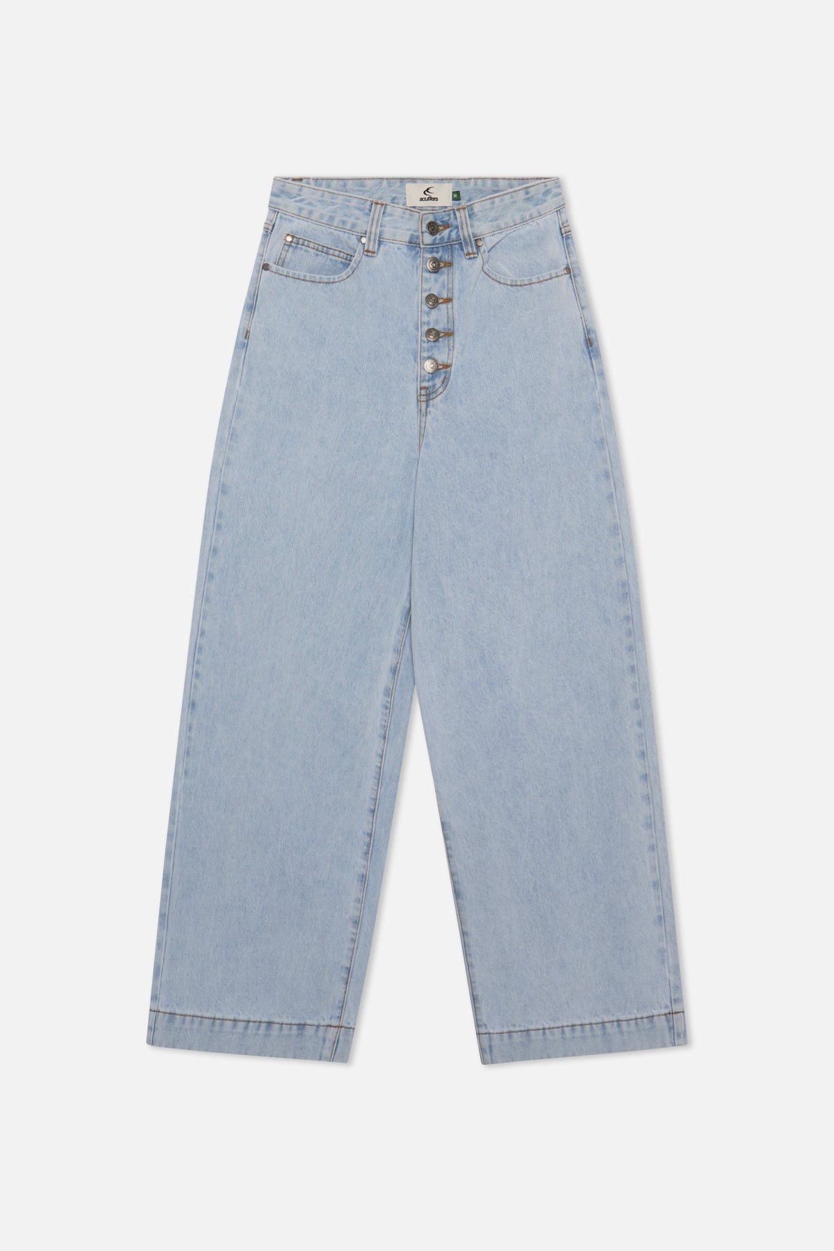 Tropische hellblaue Hose