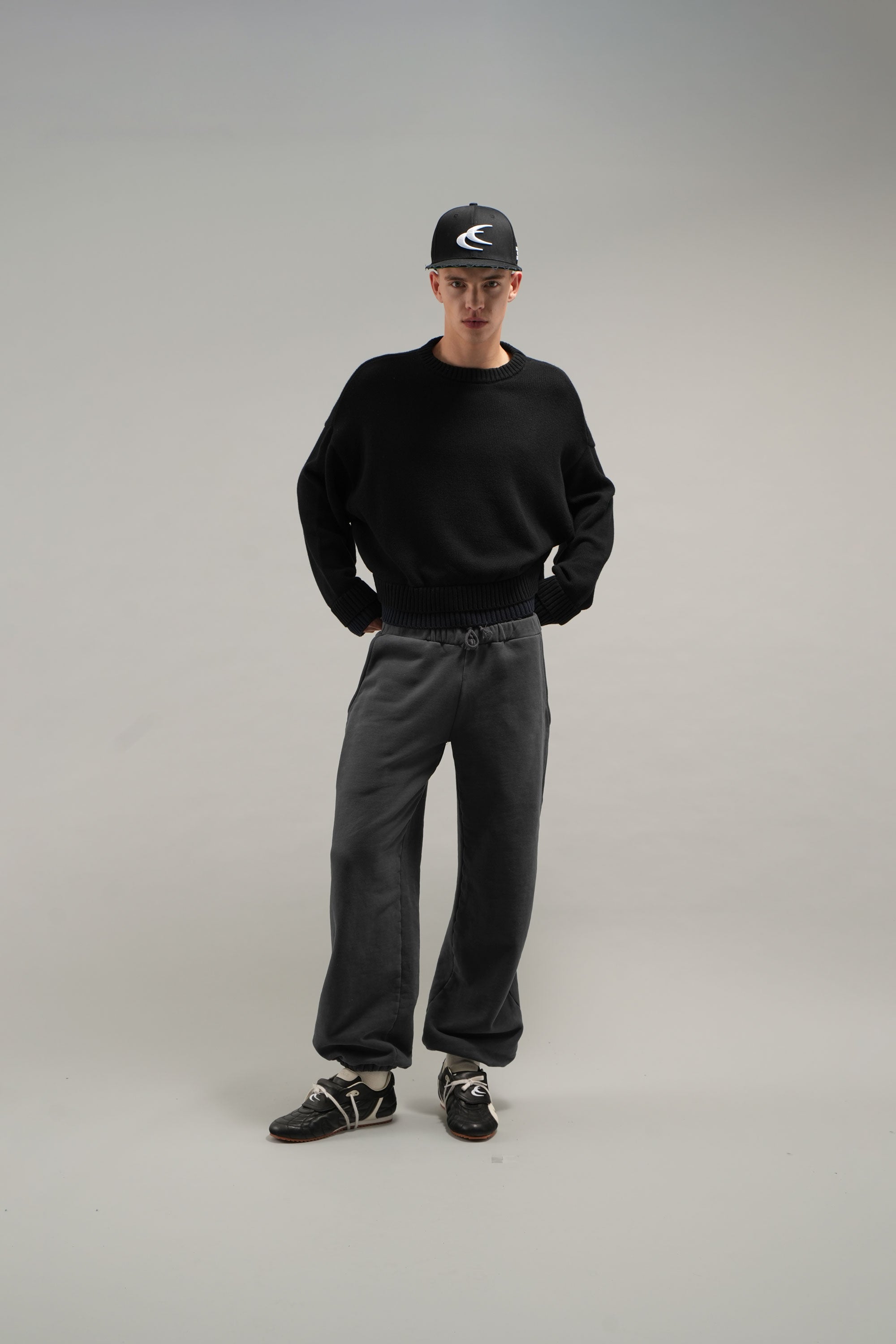 SCFF Fitted Black Cap