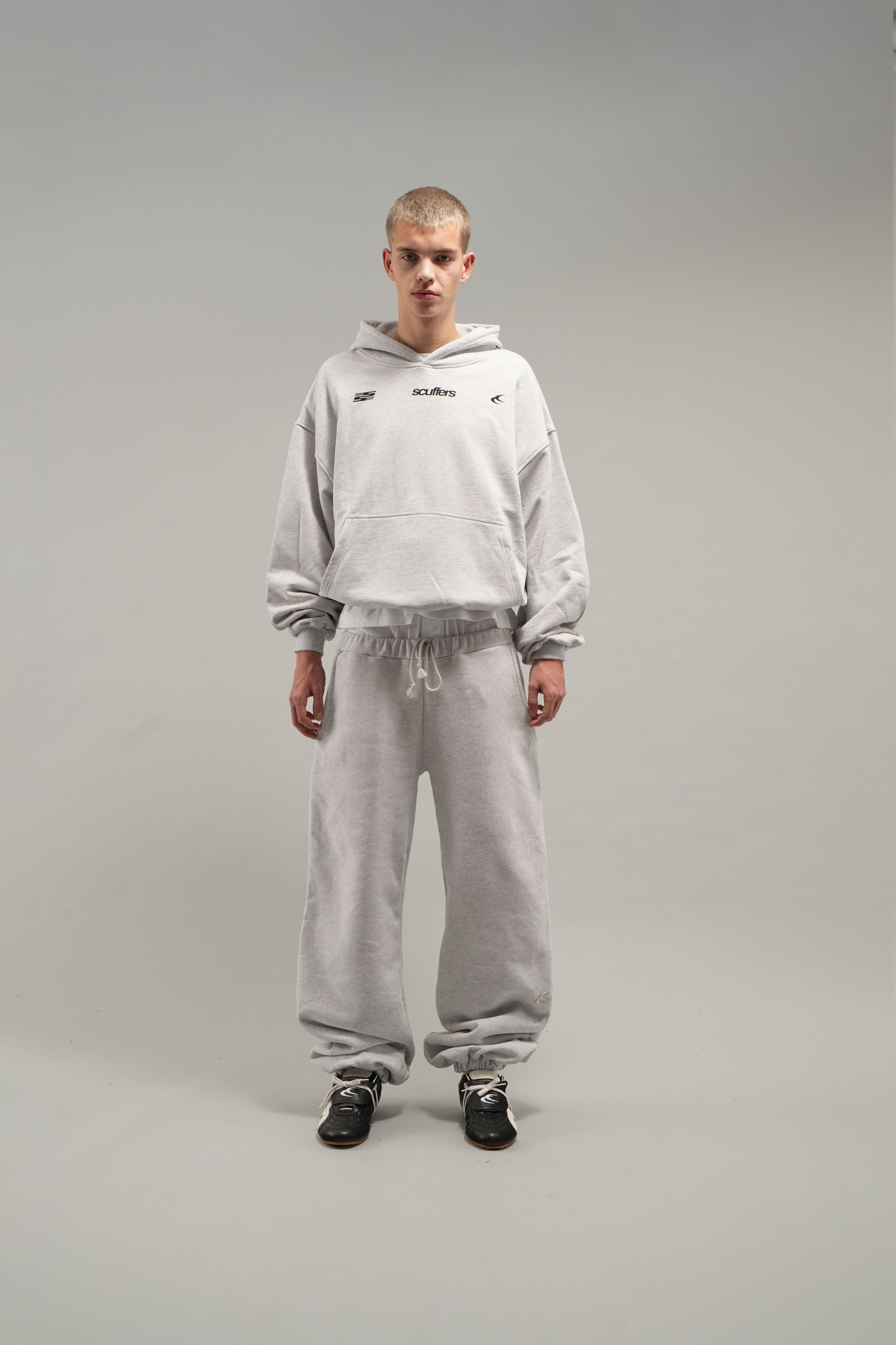 Alltags-Graumelierte Hose