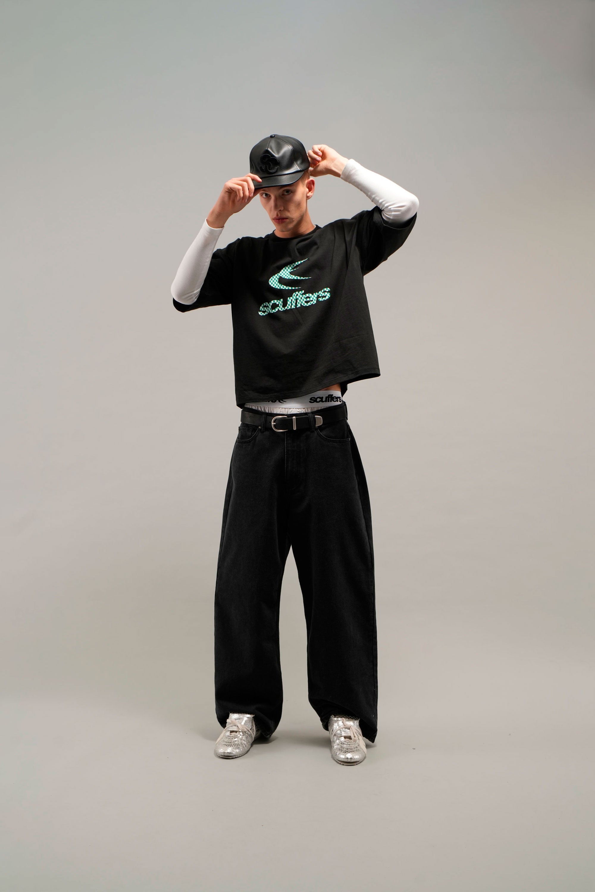 Monaco Schwarzes T-Shirt